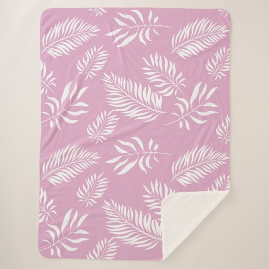 Blätter Muster 15 Sherpadecke (Vorderseite)