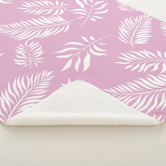 Blätter Muster 15 Sherpadecke (3/4)