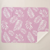 Blätter Muster 15 Sherpadecke (Vorderseite (Horizontal))