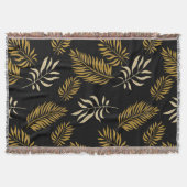 Blätter Muster 16 Decke (Vorderseite)