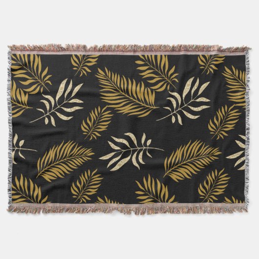 Blätter Muster 16 Decke (Vorderseite)