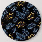 Blätter Muster 17 Button (Vorderseite)