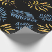 Blätter Muster 17 Geschenkpapier (Ecke)