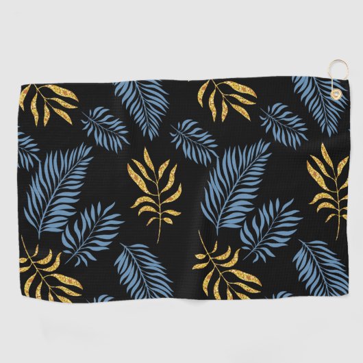 Blätter Muster 17 Golfhandtuch (Horizontal)