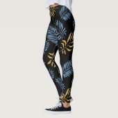 Blätter Muster 17 Leggings (Links)