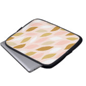 Blätter Muster 1 Laptopschutzhülle (Vorne Knopf)