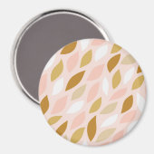 Blätter Muster 1 Magnet (Vorderseite/Rückseite)