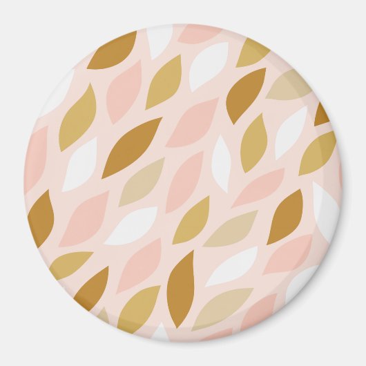 Blätter Muster 1 Magnet (Vorne)