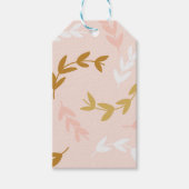 Blätter Muster 4 Geschenkanhänger (Vorderseite)