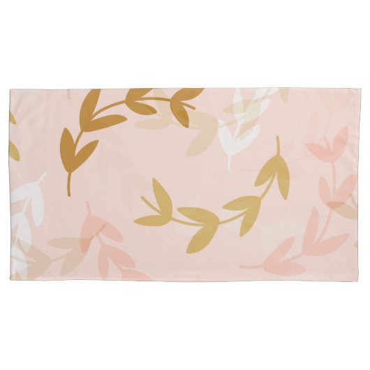 Blätter Muster 4 Kissenbezug (Vorderseite)