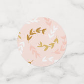 Blätter Muster 4 Konfetti (Klein Vorderseite)