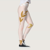 Blätter Muster 4 Leggings (Rechts)