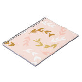 Blätter Muster 4 Notizblock (Linke Seite)