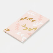 Blätter Muster 4 Post-it Klebezettel (angewinkelt)