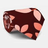 Blätter Muster 8 Krawatte (Gerollt)