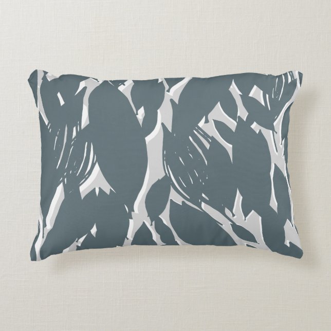 Blätter Muster Dekokissen (Vorderseite)