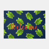 Blätter Muster der tropischen Türmatte (Vorderseite)