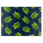 Blätter Muster des Tropenplatzes Schneidebrett (Vorderseite)