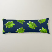 Blätter Muster des tropischen Karosseriebildes Seitenschläferkissen (Rückseite)