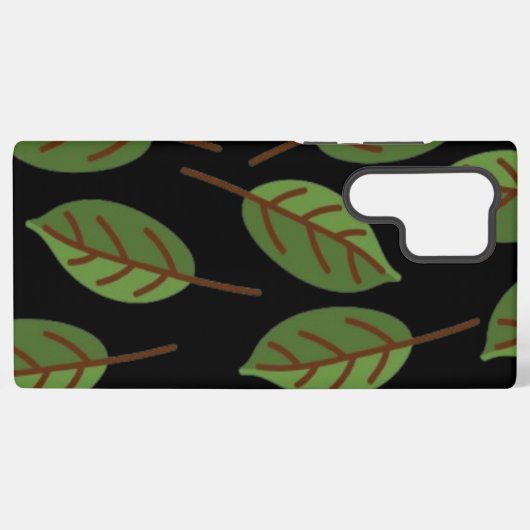 Blätter Muster-Handy-Fall Samsung Galaxy Hülle (Rückseite (Horizontal))