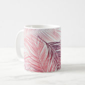 Blätter-Muster Kaffeetasse (Vorderseite Links)