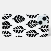 Blätter Muster Potato Druck Case-Mate iPhone Hülle (Rückseite (Horizontal))