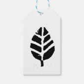 Blätter Muster Potato Druck Geschenkanhänger (Vorderseite)