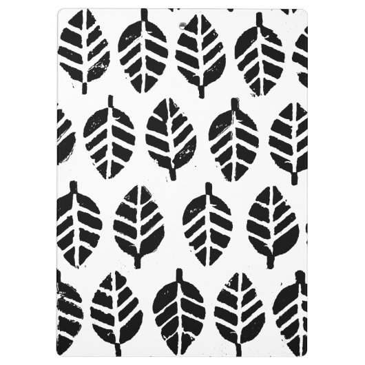 Blätter Muster Potato Druck Klemmbrett (Rückseite)