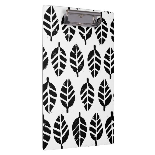 Blätter Muster Potato Druck Klemmbrett (Rechts)