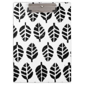 Blätter Muster Potato Druck Klemmbrett (Vorderseite)