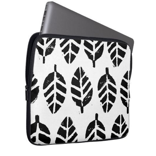 Blätter Muster Potato Druck Laptopschutzhülle (Vorne Rechts)