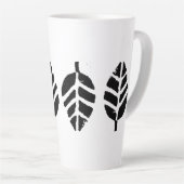 Blätter Muster Potato Druck Milchtasse (Rechte Ecke)