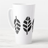 Blätter Muster Potato Druck Milchtasse (Linke Ecke)