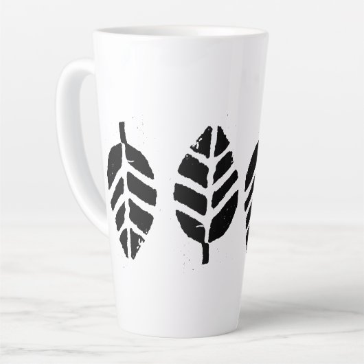 Blätter Muster Potato Druck Milchtasse (Linke Ecke)