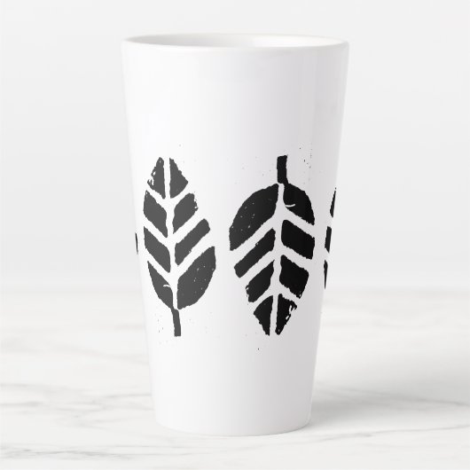 Blätter Muster Potato Druck Milchtasse (Vorderseite)