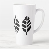 Blätter Muster Potato Druck Milchtasse (Rechts)