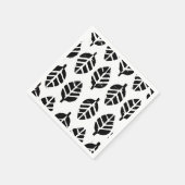 Blätter Muster Potato Druck Serviette (Ecke)