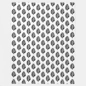 Blätter Muster Potato Print Fleece Blanket (Vorderseite)