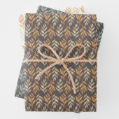 Blätter Muster-Wrap-Papier (Beispiel)