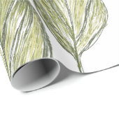 Blätter Nacken Geschenkpapier (Rolleneckpunkt)