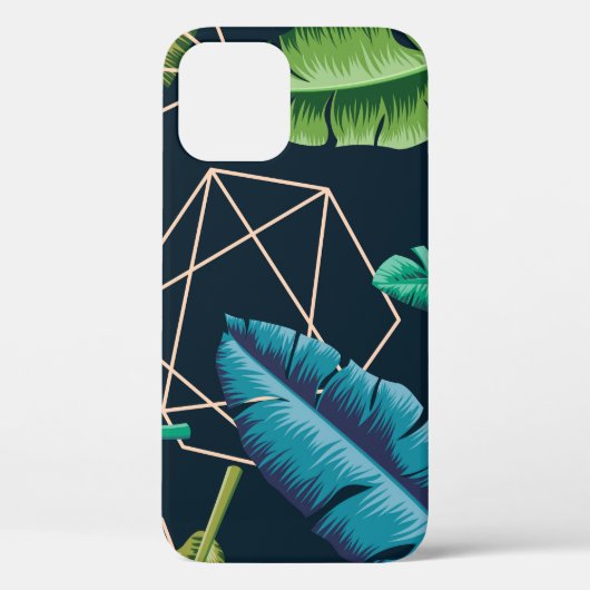 Blätter nahtlos mit abstraktem polygonal li Case-Mate iPhone hülle (Rückseite)