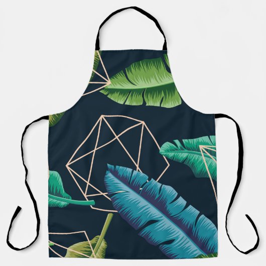 Blätter nahtlos mit abstraktem polygonal li schürze (Vorderseite)