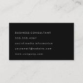 Blätter | Natur Visitenkarte (Rückseite)