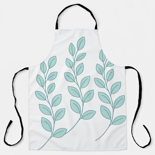 Blätter NatureAll Over Print Schürze Behalte es an (Vorderseite)