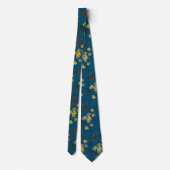 Blätter Neck Tie Krawatte (Rückseite)
