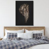 Blätter Nr. 8 Farbversion Leinwanddruck (Insitu (Schlafzimmer))