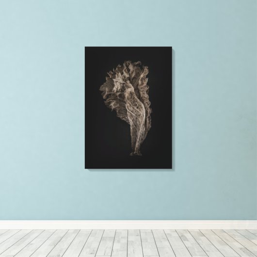 Blätter Nr. 8 Farbversion Leinwanddruck (Insitu (Holzboden))