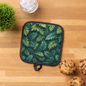 Blätter, nur Töpfchen Topflappen (Oben Unten)