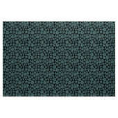 Blätter - Ocean Green on Black Stoff (Yard (91,4 cm))