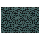 Blätter - Ocean Green on Black Stoff (Fat Quarter (45,7 x 55,9 cm))